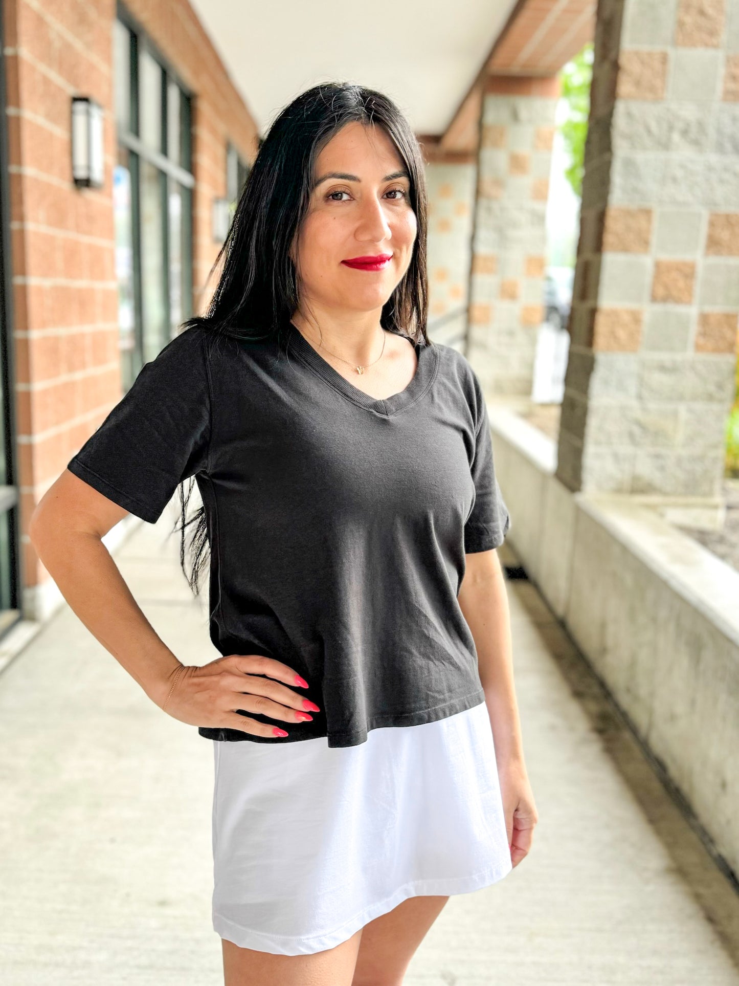 Elaine Tennis Skort - White - 27 West