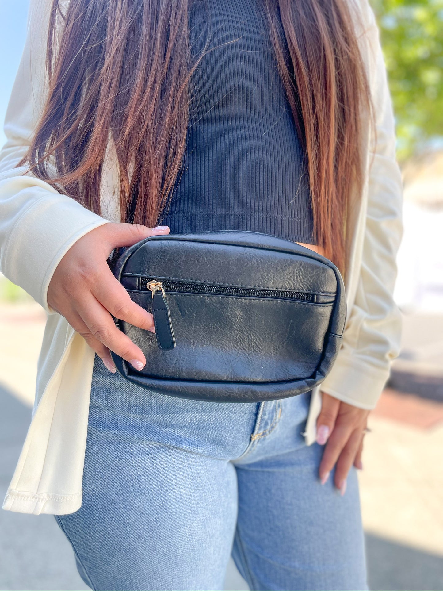 Miami Belt Bag- Black - 27 West