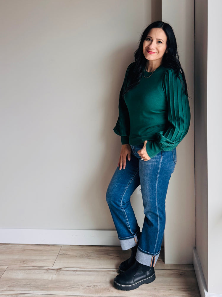 Janelle Stripe Sleeve Top