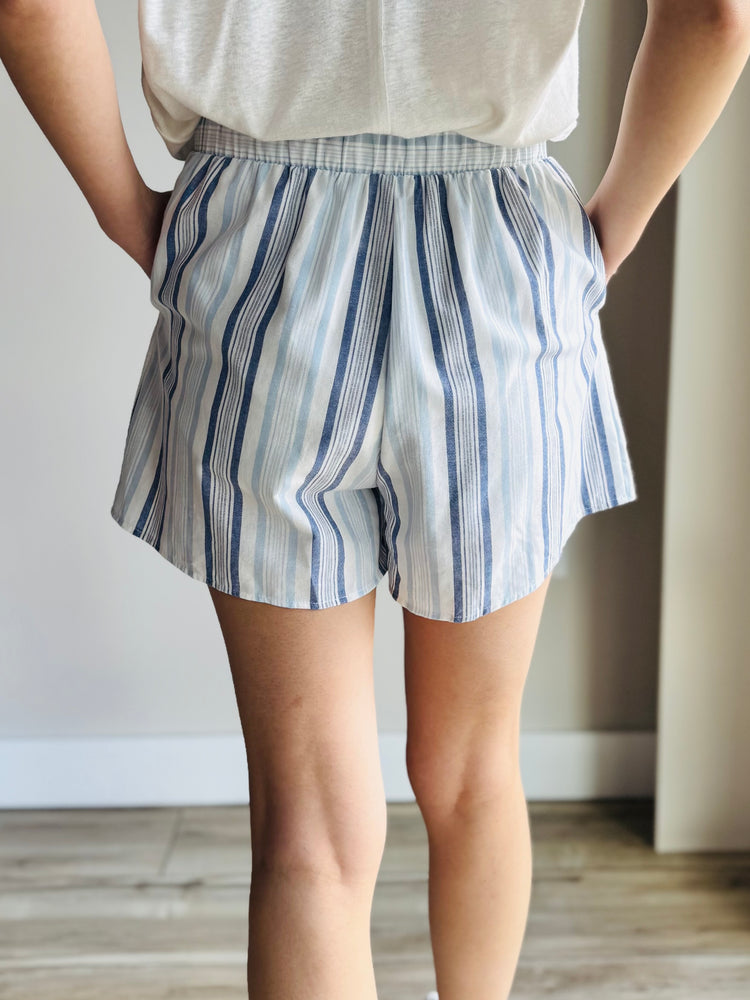 Celeste Striped Shorts