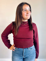 Jackie Cropped Sweater Top
