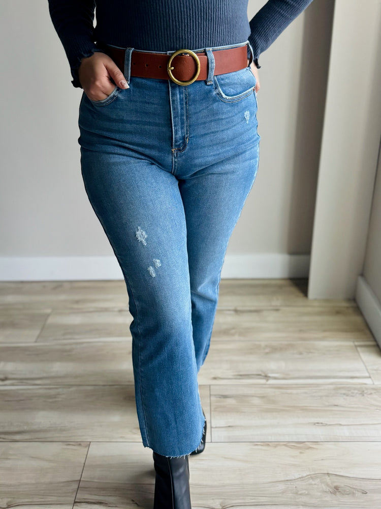 Camila High Rise Flare Denim