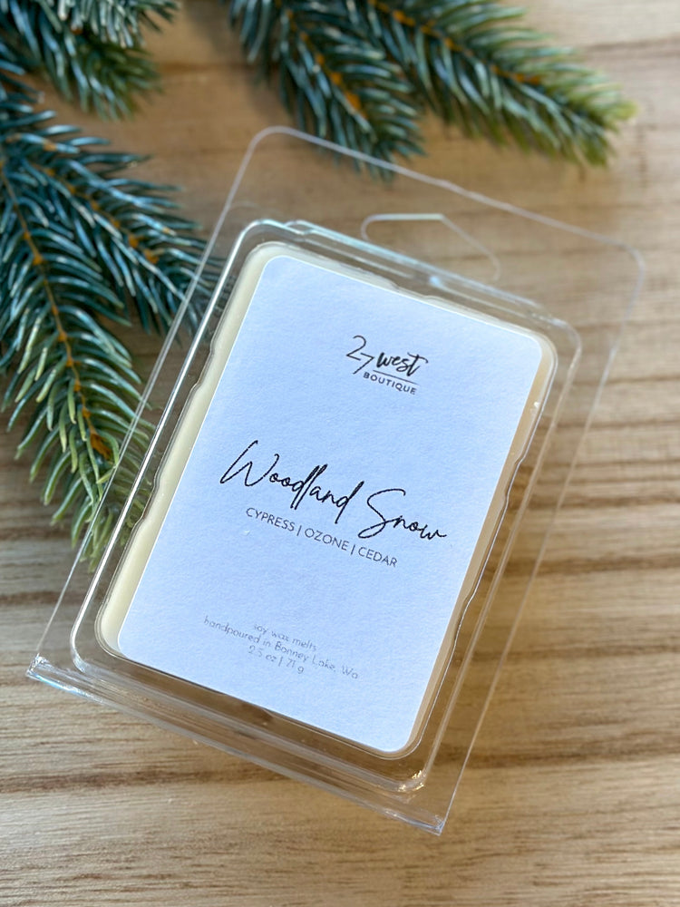 27 West Candle - Woodland Snow -  Wax Melts