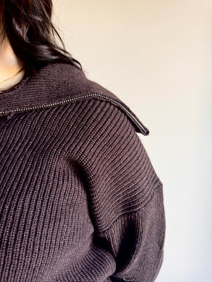 Colette Zip-Up Cardigan