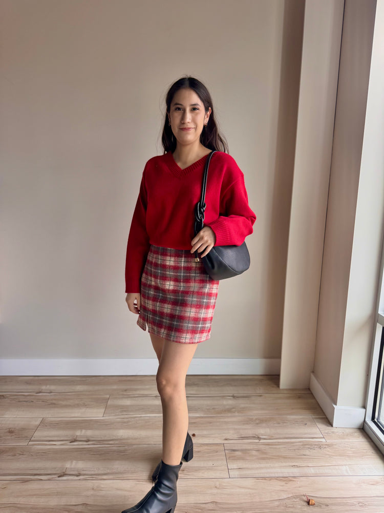 Lola Plaid Mini Skirt