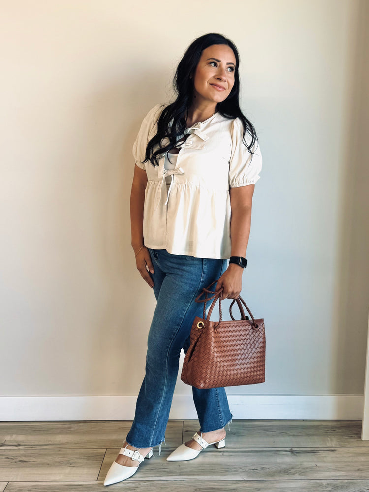 Lola Front Tie Blouse