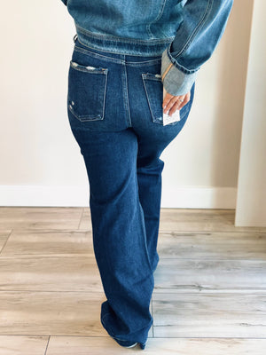 Brooke Tummy Control Straight Denim