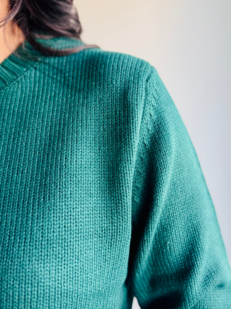 Audrey Cropped Long Sleeve Sweater