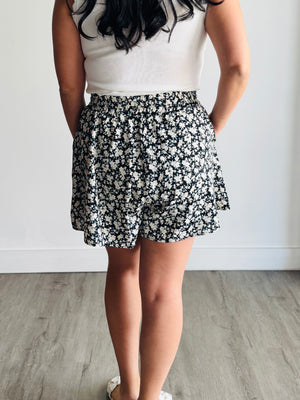 Jolene Floral Print Flowy Shorts