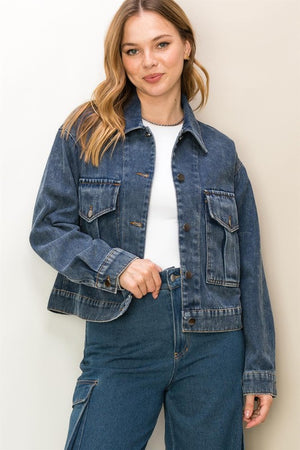 
            
                Load image into Gallery viewer, Anna Oversized Denim Jacket
            
        