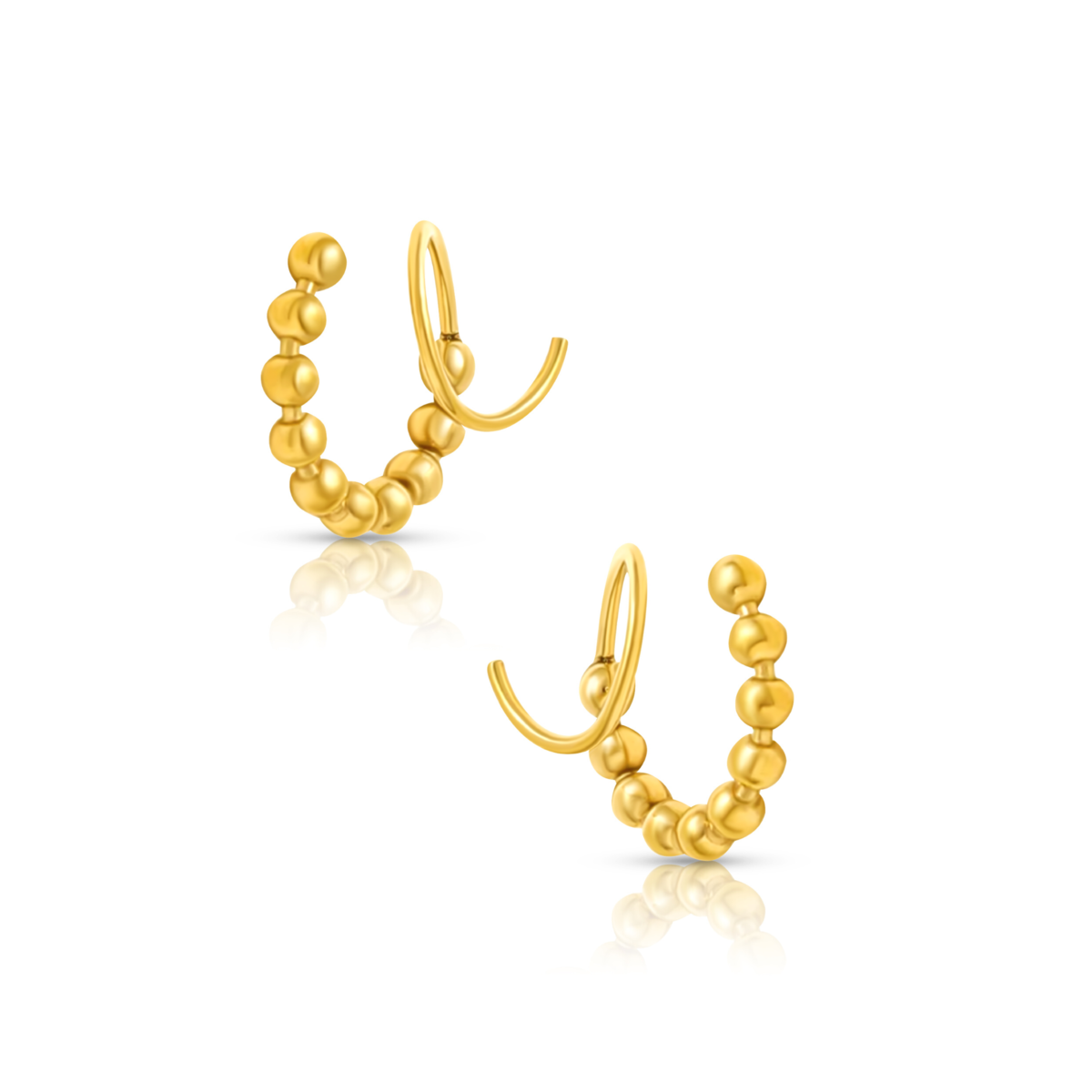 Annie Spiral Beaded Earring - 27 West