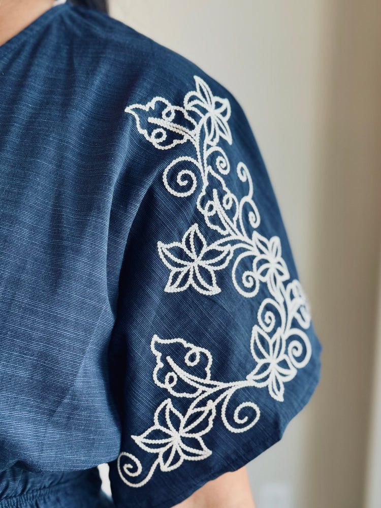 Holland Embroidered Midi Dress
