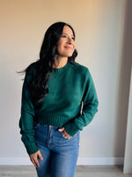 Audrey Cropped Long Sleeve Sweater