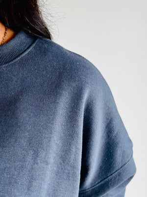 Iris Cinched Waist Crewneck