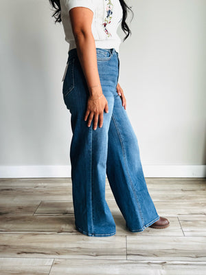 Noelle High Rise Wide Leg Denim