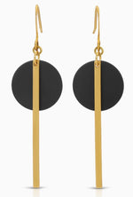 Two-Tone Geometric Earrings