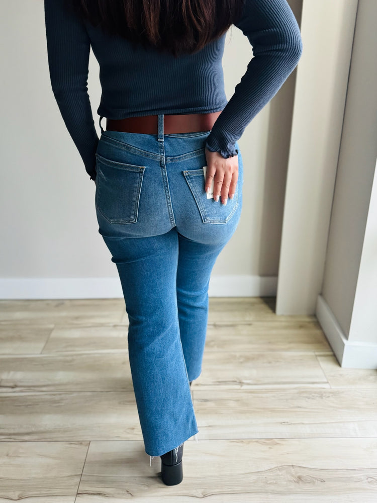 Camila High Rise Flare Denim