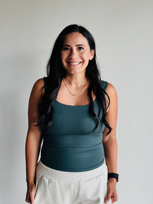 Amari Active Tank Top - Jungle Green