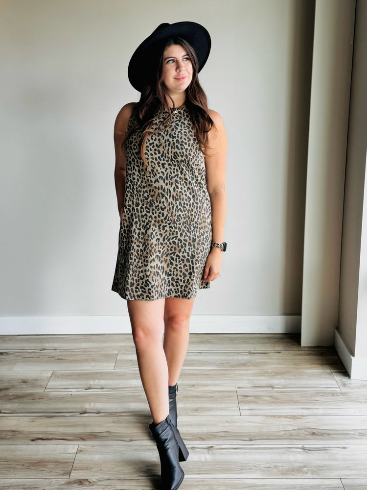 Lauren Animal Print Mini Dress