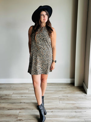 Lauren Animal Print Mini Dress