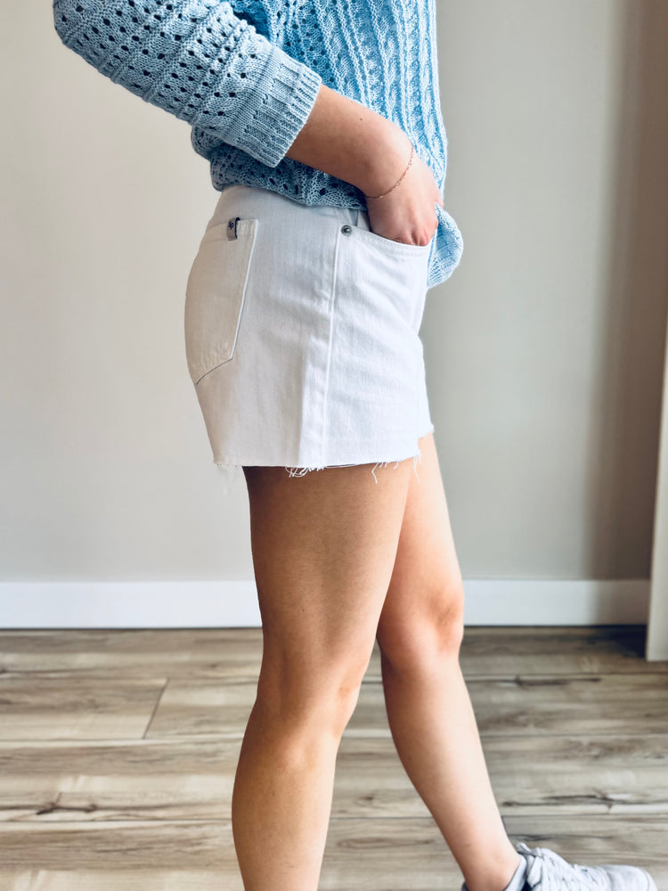 Heidi Raw Hem Shorts