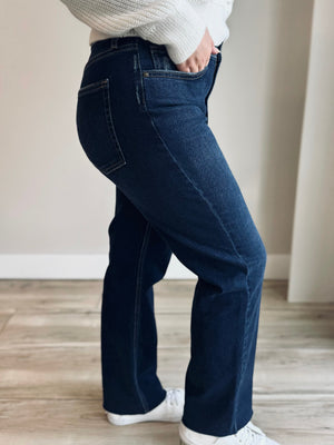 Luna Cropped Straight Leg Denim