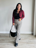 Rosie Leopard High Rise Denim