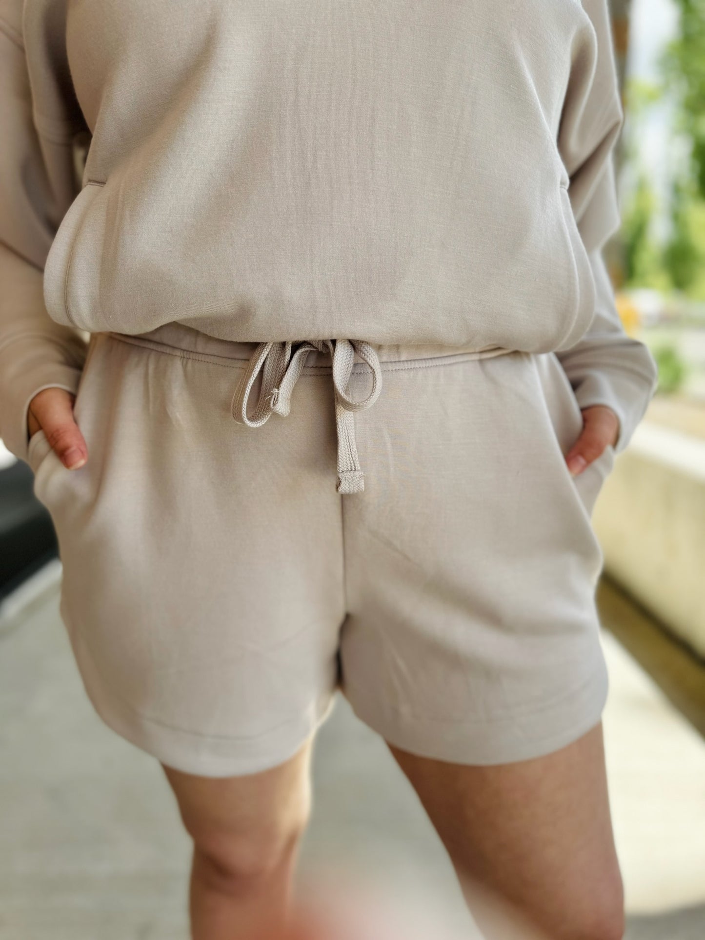 Kaitlyn Lounge Shorts - Cream - 27 West