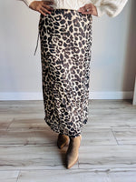 Liz Leopard Maxi Skirt