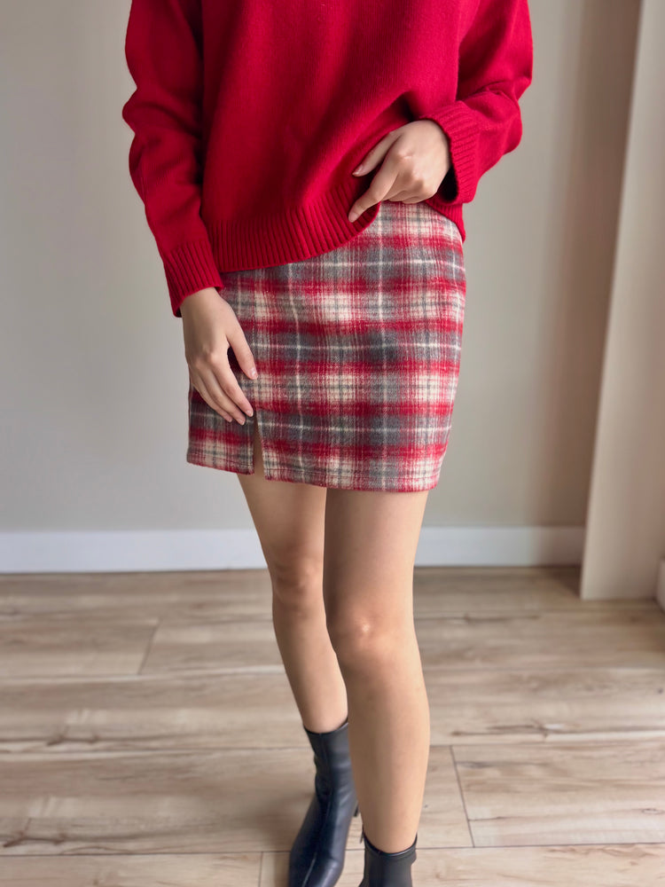 Lola Plaid Mini Skirt