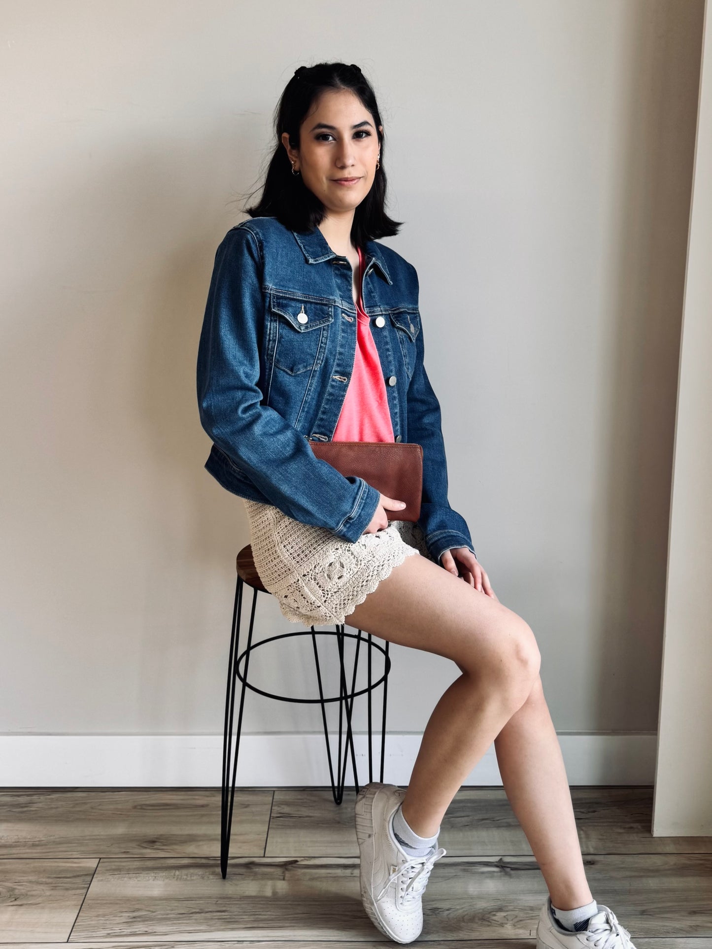 Natasha Crochet Shorts - Natural - 27 West