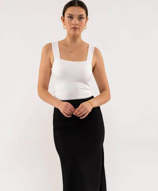 Danielle Square Neck Fitted Top