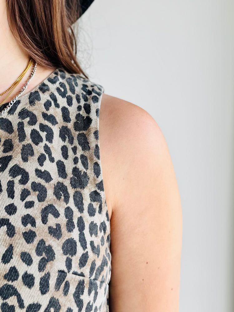 Lauren Animal Print Mini Dress