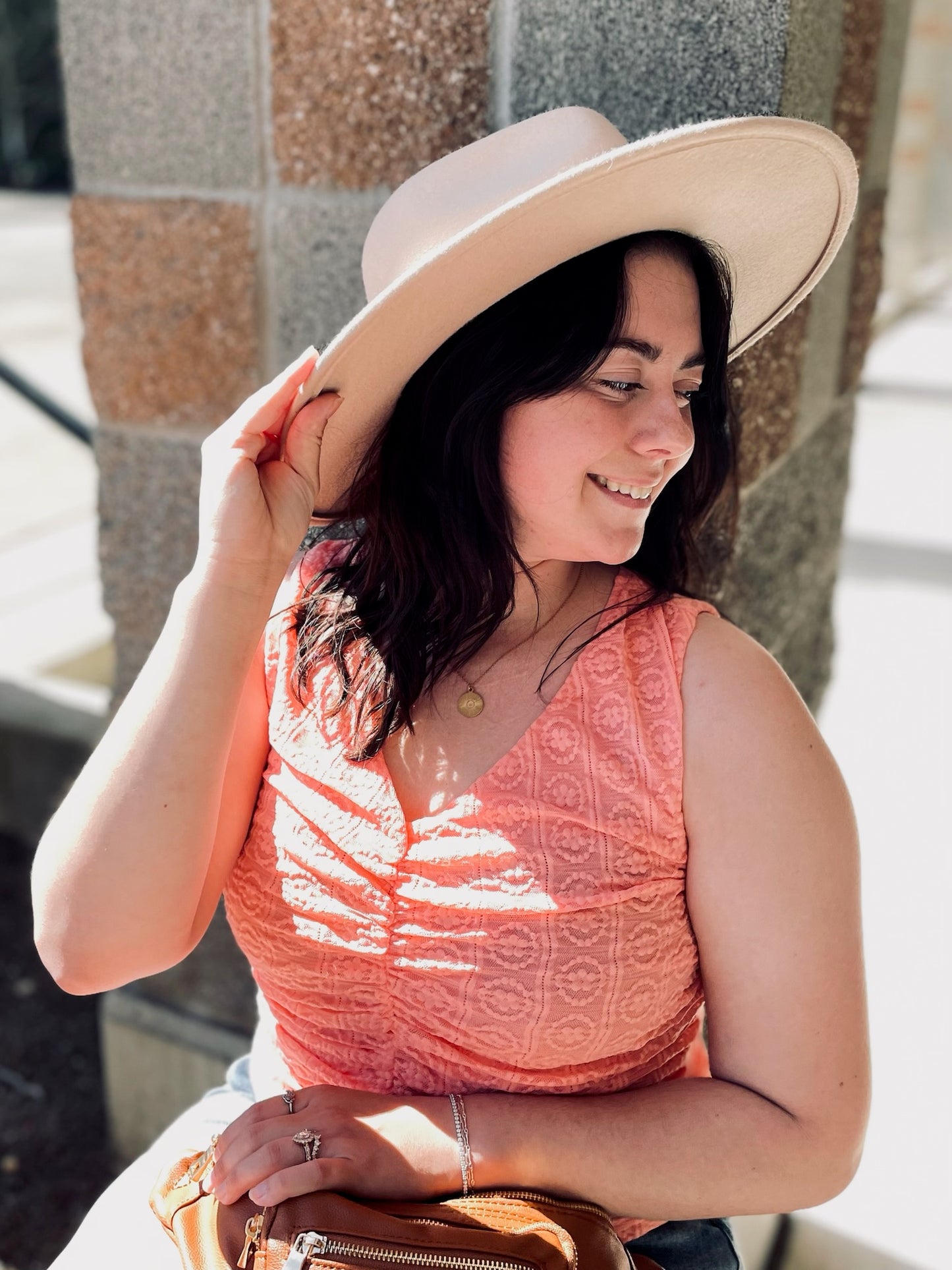 Shawna Floral Texture Tank Top - 27 West