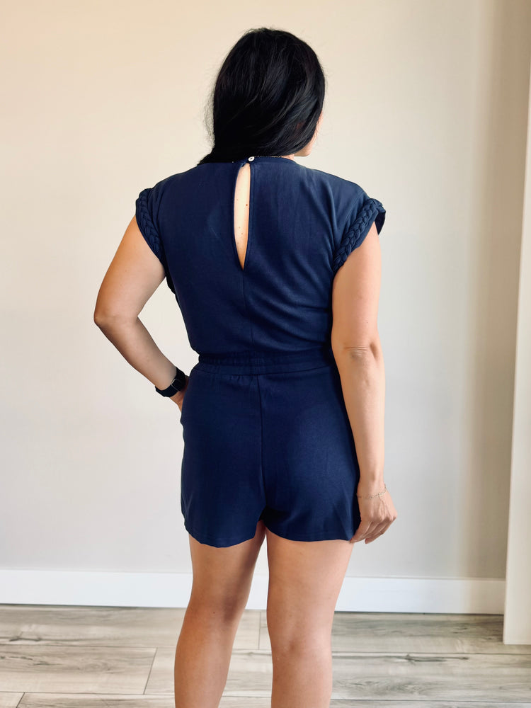 Gemma Braided Detail Romper