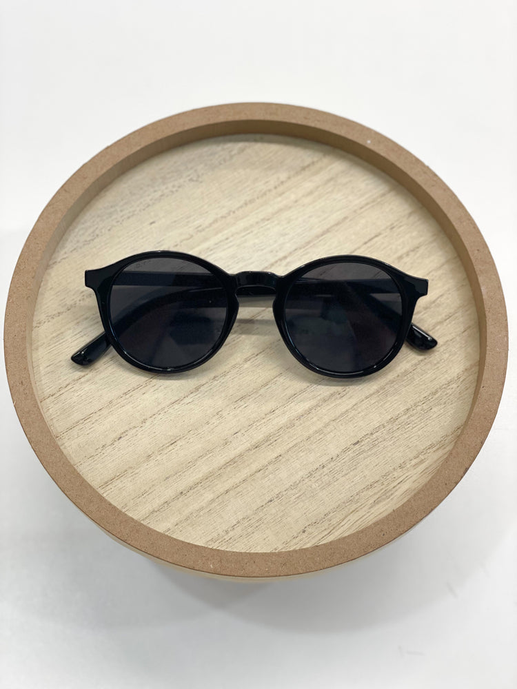 Aspen Round Sunglasses - Black