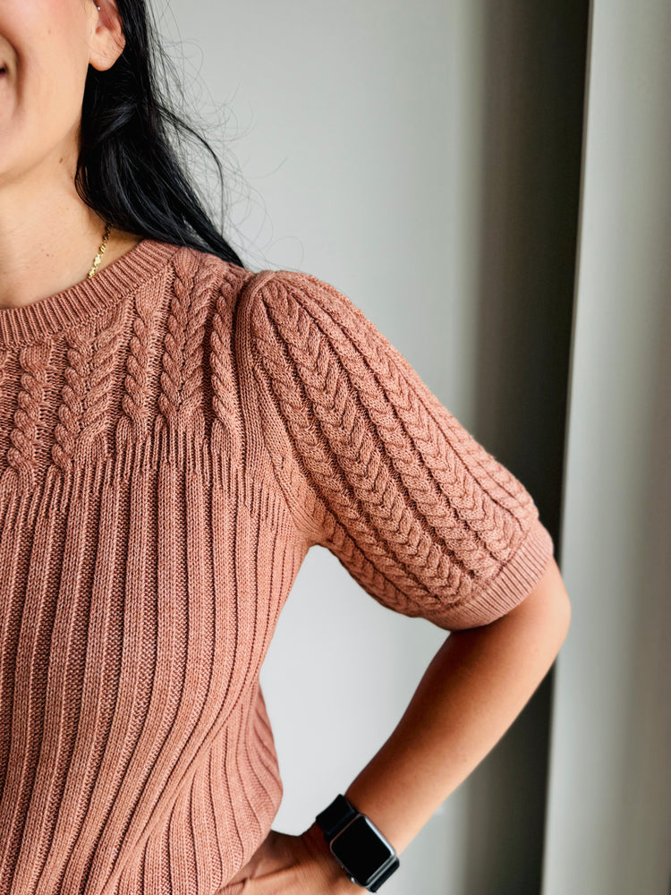 Taylor Short Puff Sleeve Sweater