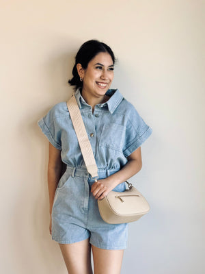 Jaycie Button Down Romper