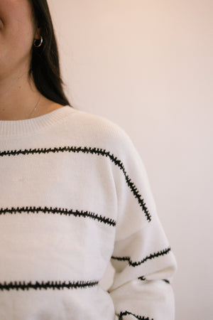 Rory Zig Zag Striped Sweater