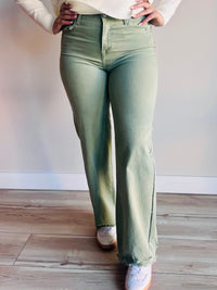 McKenna High-Rise Wide Leg Denim