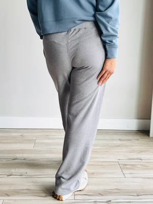 Kylie Tencel Relaxed Pants - Heather Grey