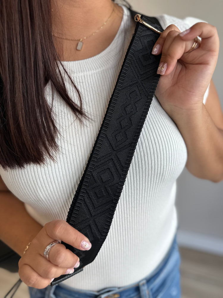 Savannah Crossbody Bag - Black