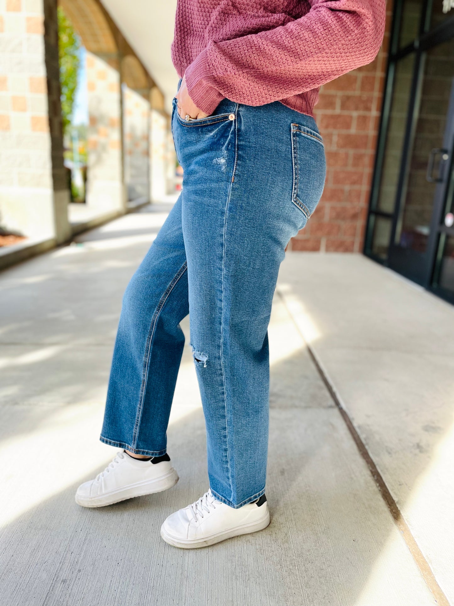 Lisa Relaxed Straight Leg Denim - 27 West