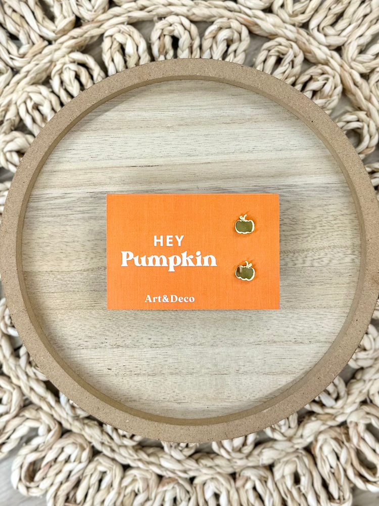 Hey Pumpkin Stud Earrings