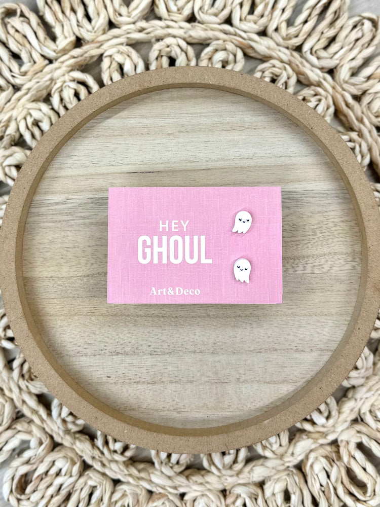 Mini Ghost Stud Earrings