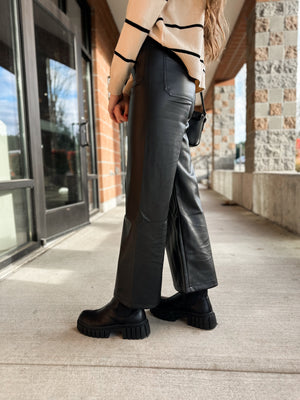 
            
                Load image into Gallery viewer, Daphne Faux Leather Pants
            
        