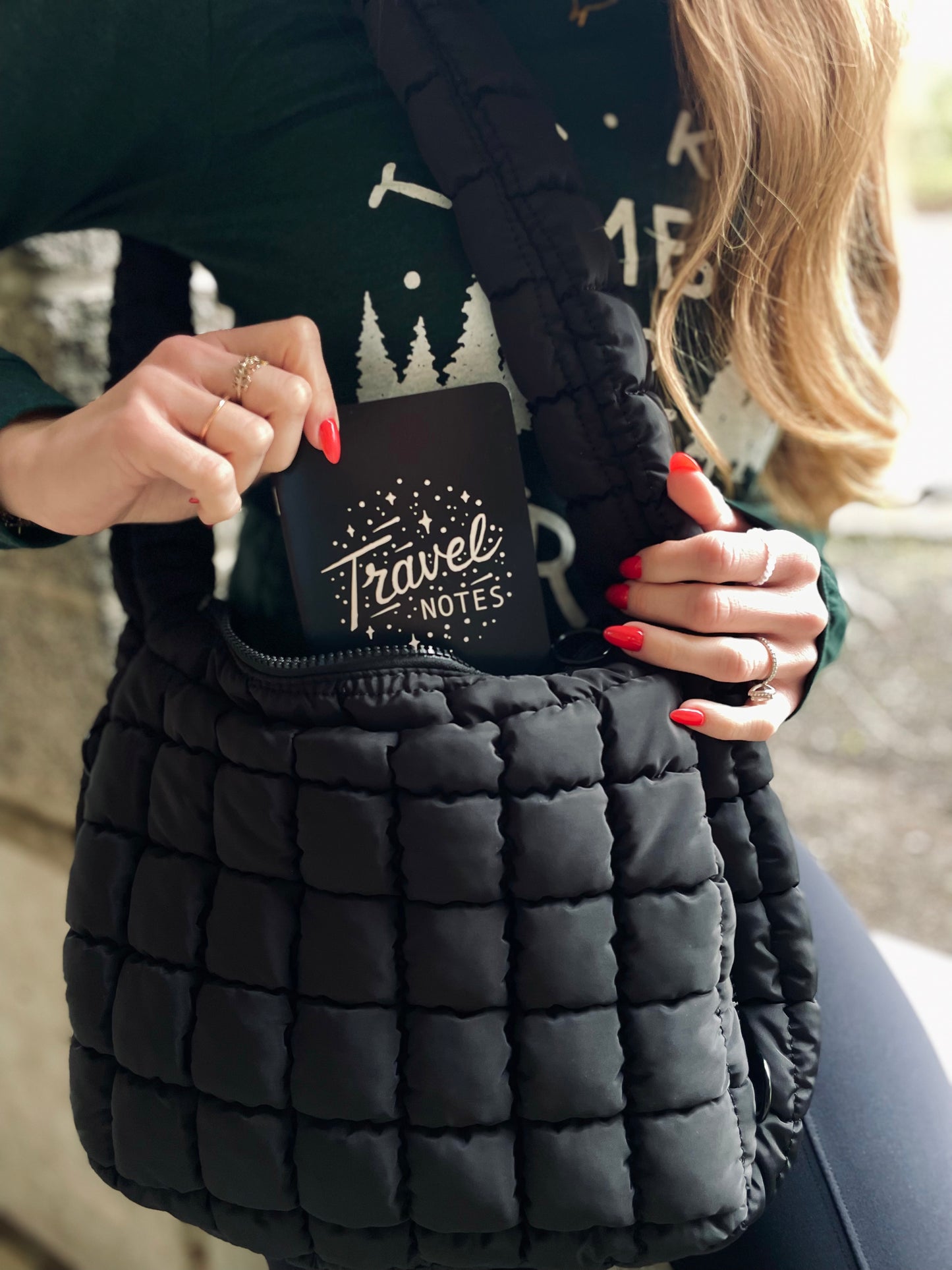 Mini Travel Notes Journal - Black - 27 West