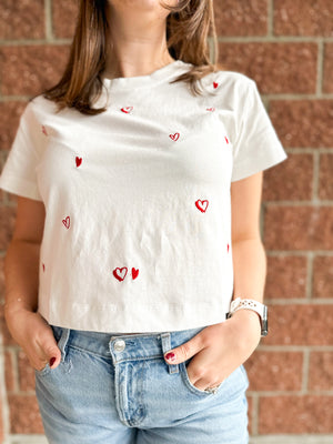 
            
                Load image into Gallery viewer, Aspen Embroidered Heart Top
            
        