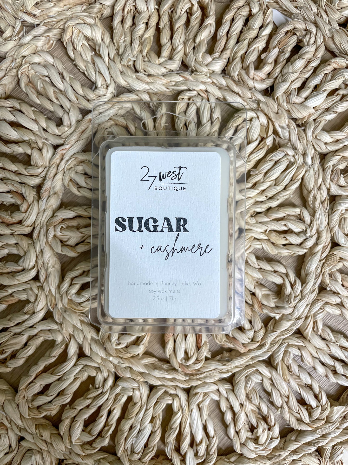 27 West Candle - Sugar Cashmere  - Wax Melts - 27 West
