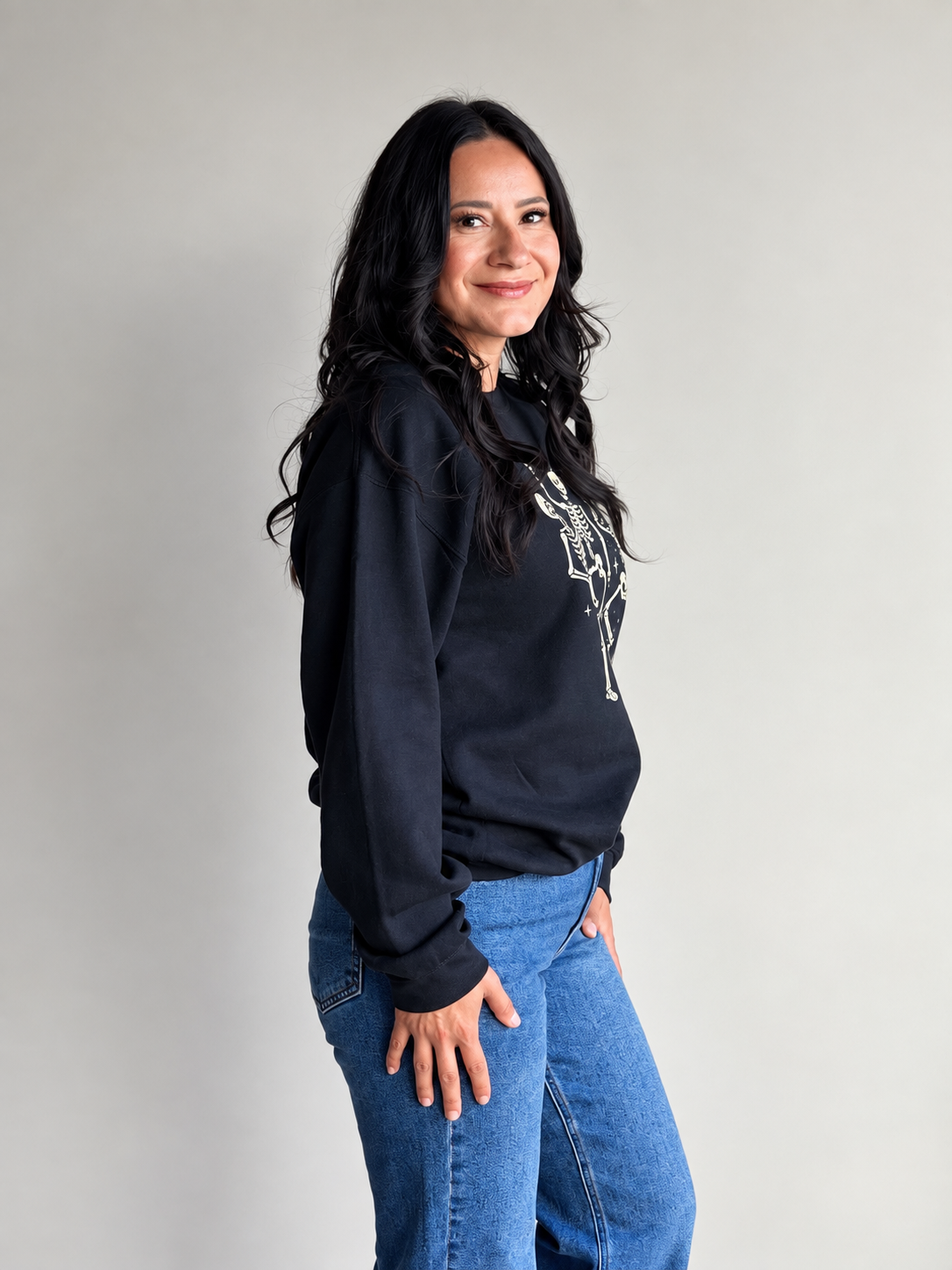 Dancing Skeleton Crewneck - 27 West